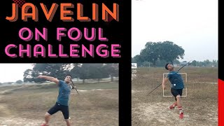 Javelin no foul challenge 250 throw [upl. by Sisely]