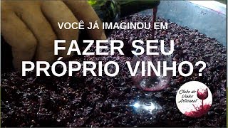 Curso de vinho artesanal [upl. by Norvil]