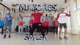 Mayores salsa Coreo Poza Rica [upl. by Atlee]