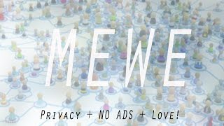 NEXT GEN SOCIAL NETWORK  MEWE  No Ads No Algorithms and Perfect Privacy [upl. by Bouzoun]