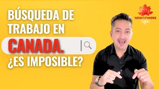 ¿ES IMPOSIBLE TRABAJAR en Canadá ¡Mi experiencia buscando trabajo [upl. by Ajna]