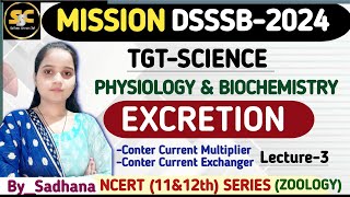 Excretion  Human Physiology  DSSSB TGT Natural Science  Based onNCERT dsssbtgtdsssbtgtexam [upl. by Wellington913]