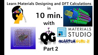 Introduction to Materials Studio Molecular Modeling Part 2 [upl. by Rosalia]