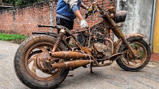 Ｒestoration Ｈａｒｌｅｙ davision built  Ｒestored dusty motocycle [upl. by Lewellen937]