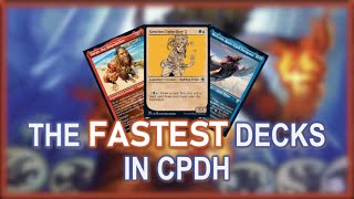 The FASTEST Decks in Competitive Pauper EDH [upl. by Leirza]