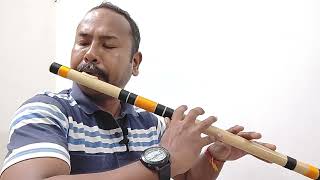 Gram Chara Oi Ranga matir Poth Flute Cover  flutesong flutemusic [upl. by Sig]