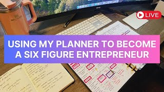 Using My Planner to Grow My Business  Increasing My Income with a Planner [upl. by Anikehs439]