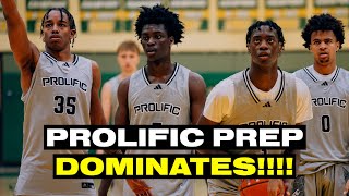 Prolific Prep DOMINATES In Home Opener Ft AJ Dybansta Derrion Reid amp Zoom Diallo [upl. by Weissman]