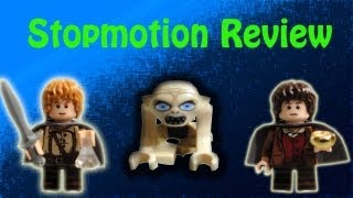 Shelob Attacks Stopmotion LEGO Review Set 9470 LOTR [upl. by Bradford]