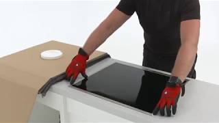 How to install your AEG Induction Hob  Worktop installation [upl. by Mckinney592]