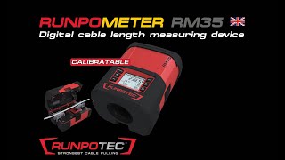 RUNPOMETER RM35 cable length measuring device [upl. by Alexine]