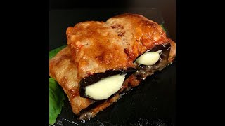 Involtini di melanzane con prosciutto e mozzarella ricetta semplice by AlTa Cucina [upl. by Felty256]