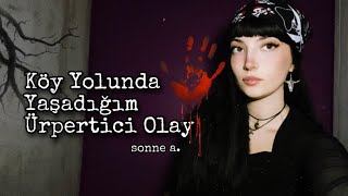 Köy Yolunda Yaşadığım Ürpertici Olay  paranormal [upl. by Nymzaj541]