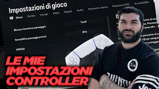 LE MIE IMPOSTAZIONI CONTROLLER FC24 DETTAGLIATE [upl. by Iaras488]