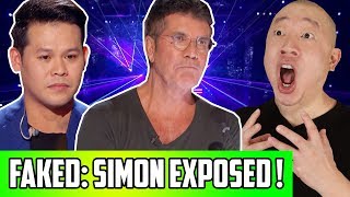 Proof Americas Got Talent Is Fake Simon Cowell Reaction Edited During Marcelito AGT Champions Act [upl. by Dorweiler]