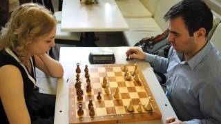 WIM Bivol  GM Mamedyarov chess blitz [upl. by Romie]