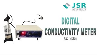 JSR  Digital Conductivity Meter  How to measure conductivity of given Solution [upl. by Anivram]