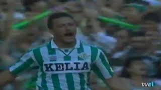 Wojciech Kowalczyk gol Betis  Sevilla 21 La Liga 11061995 [upl. by Anale]