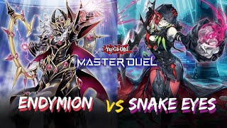 Playing Through Four Negates Endymion vs Snake Eyes  Yugioh Master Duel [upl. by Ellennahs]