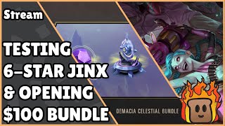 Opening the 100 Bundle amp Testing 6 Star Jinx  Stream  2024  Path of Champions [upl. by Rokach142]