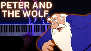 Peters Grandfather Bassoon  Peter and the Wolf by Sergei Prokofjew  Piano Version [upl. by Aube652]