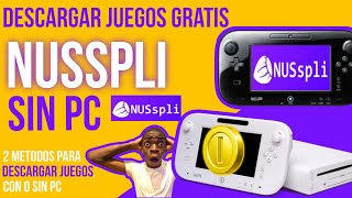 DESCARGAR JUEGOS GRATIS WII U SIN PC FREESHOP Y CON PC NUSSPLI  WUP INSTALLER  WII U DONWLOADER [upl. by Gensmer339]