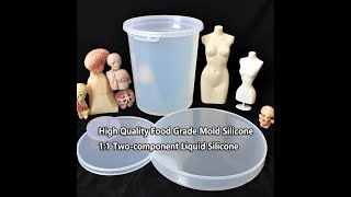 HighQuality FoodGrade Mold Silicone  11 TwoPart Liquid Silicone [upl. by Atsahs550]