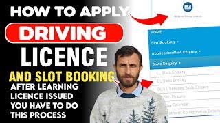 How to Apply for Driving License After Getting a Learners licence and slot Booking step by step [upl. by Krm]