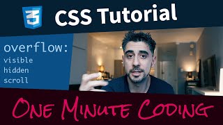 CSS Overflow Tutorial  One Minute Coding [upl. by Wenda798]