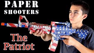 Paper Shooters The Patriot Paper Gun Review and Unboxing with RobertAndre [upl. by Cyb]