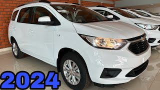 NOVA CHEVROLET SPIN 2024 VERSÃƒO LT EM DETALHES l O 7 LUGARES MAIS BARATO DO BRASIL [upl. by Euqinom]