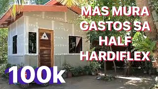 100k Budget Murang Bahay”Half Hardiflex”Pang Masa na Budget [upl. by Phox]