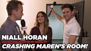 Niall crashes Maren Morris Dressing Room Backstage Tour Pt 6 [upl. by Selfridge441]