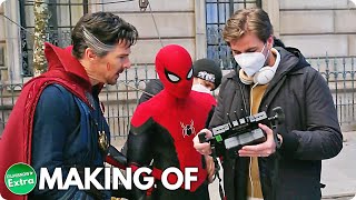 SPIDERMAN NO WAY HOME 2021  Behind the Scenes amp Bloopers of Tom Holland Marvel Movie [upl. by Ttehr]