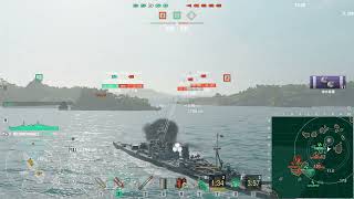 World of Warships  Highlight of Incomparable in 5vs5 Brawl 1 [upl. by Gilba]