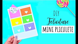 DIY FELICITARE CU MINI PLICURI  Idei De Cadouri [upl. by Zucker]