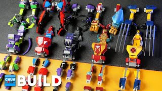 LEGO Speed Build Marvel Mech Armor Collection 2022  LEGO Marvel Super Heroes  Beat Build [upl. by Ellehcal]