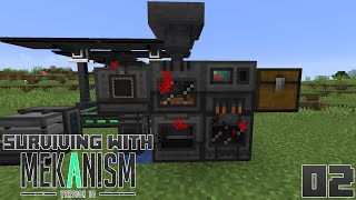 Surviving With Mekanism v10  E02  3x Ore Processing [upl. by Klaus]