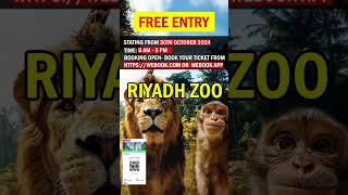 Riyadh Zoo 2024 riyadhzoo [upl. by Yadrahs]