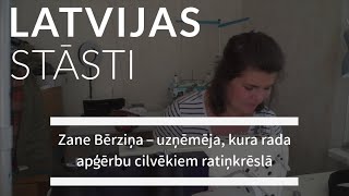 Latvijas stāsti S12E4 Zane Bērziņa – uzņēmēja kas rada apģērbu cilvēkiem ratiņkrēslā [upl. by Eninotna]