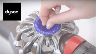 How to clean your Dyson V8™ cordless vacuums filters [upl. by Ameluz]