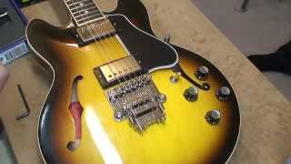 Stetsbar Pro II removal from a Gibson ES339 [upl. by Cornie]