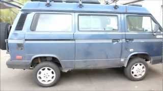 Subaru 22 liter swap Vanagon Syncro Westy conversion [upl. by Annez150]