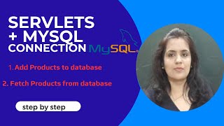 Servlet MySQL connection  Adding data to database and fetching data from database [upl. by Eignat17]