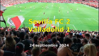 Sevilla 2 x Valladolid 1  Final del Partido 24092024 [upl. by Trofmoc890]