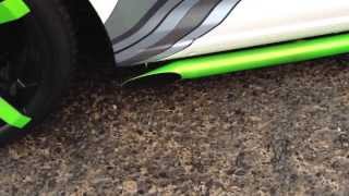 Vw Caddy Custom Made Sidepipes amp Decat Exhaust [upl. by Eidnam633]