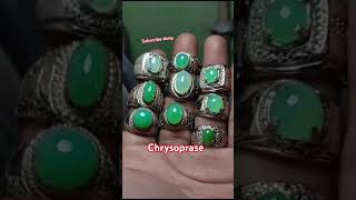 Chrysoprase chrysophrase batupermata [upl. by Nylak]