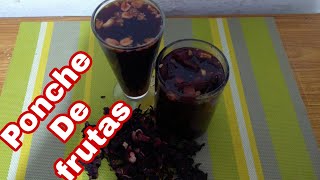 Ponche de frutas caliente base de Jamaica y tamarindo noche buena navidad 2022 [upl. by Eillom707]