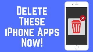 Delete These iPhone Apps Now  Save Data  Storage  Battery [upl. by Ecikram]