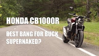 2018 Honda CB1000R  Review [upl. by Eimmelc]